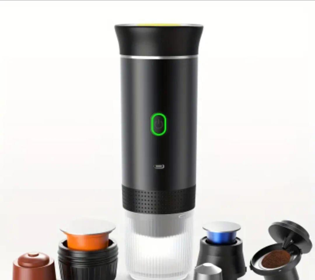 Machine à expresso american portable, capsules