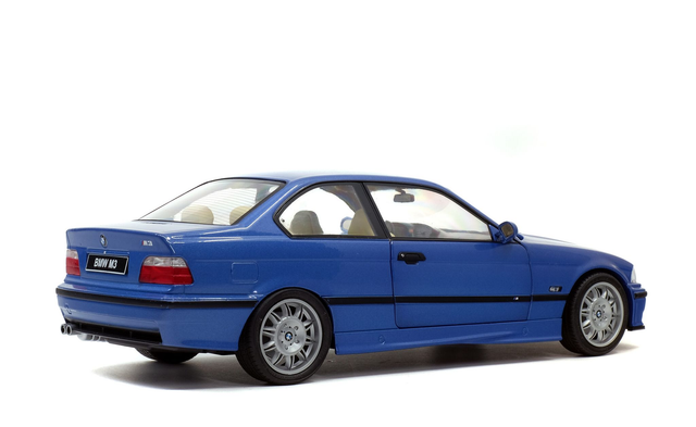 BMW E36 Coupé M3 Bleu Estoril 1990 Solido S1803901 1/18
