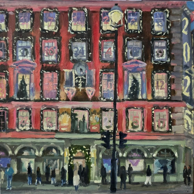 Print mini 'Christmas at Fortnum and Mason's '25' print 