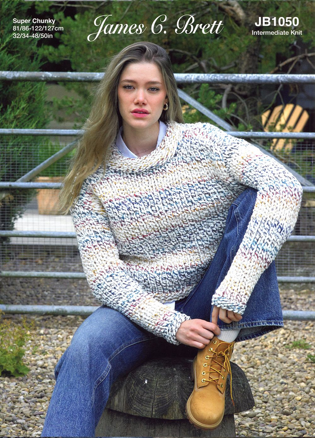 JB1050 Ladies Jumper Pattern