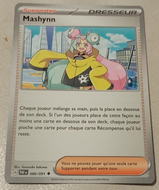 Carte pokémon Mashynn