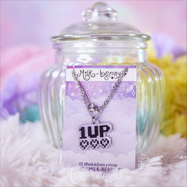 Collier Acrylique Recyclé Pixel 1 Up