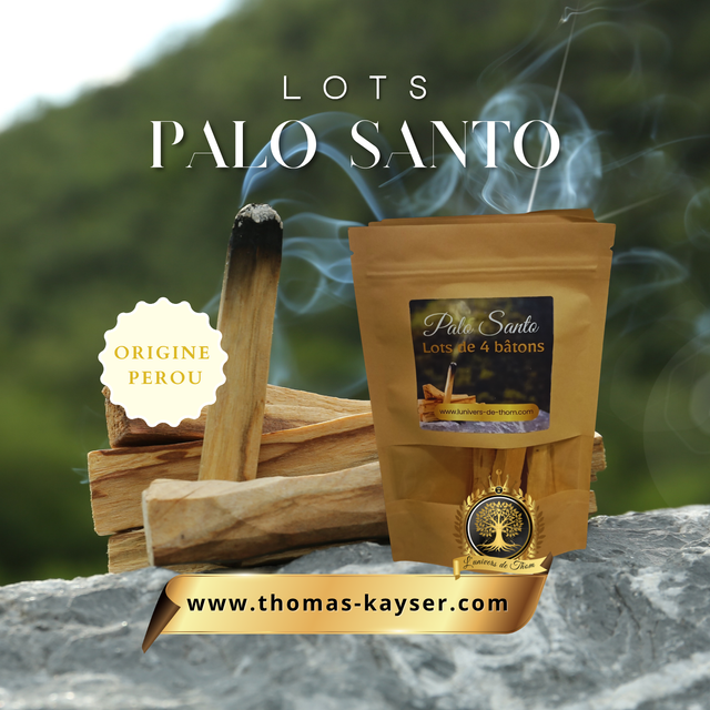 Palo Santo – Lot de 4 bâtons