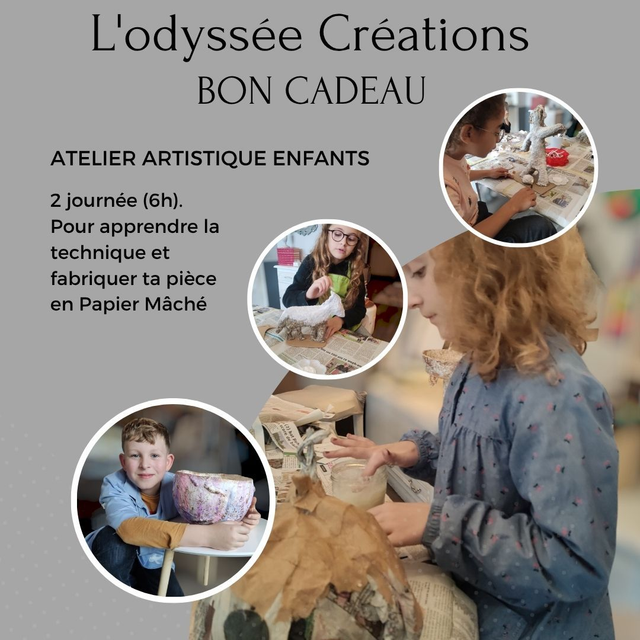 Bon Cadeau Atelier Enfants 