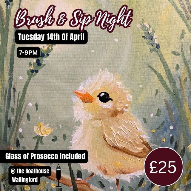 Brush &amp; Sip Night @ The Boathouse - April 14th 