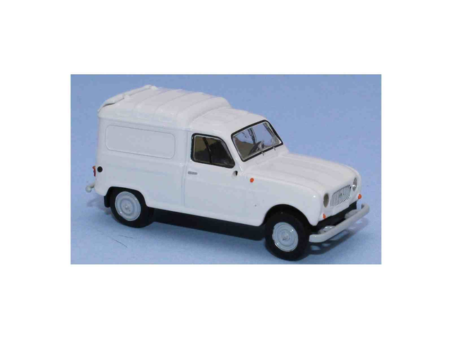 Renault 4 fourgonnette blanche Brekina 14756 H0