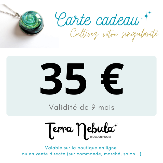 Carte cadeau Montant 35€