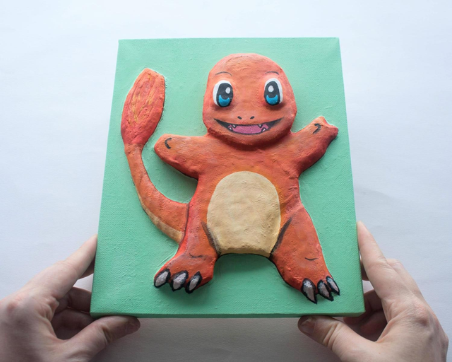 Craft Kit Make Your Own Charmander 3D Picture