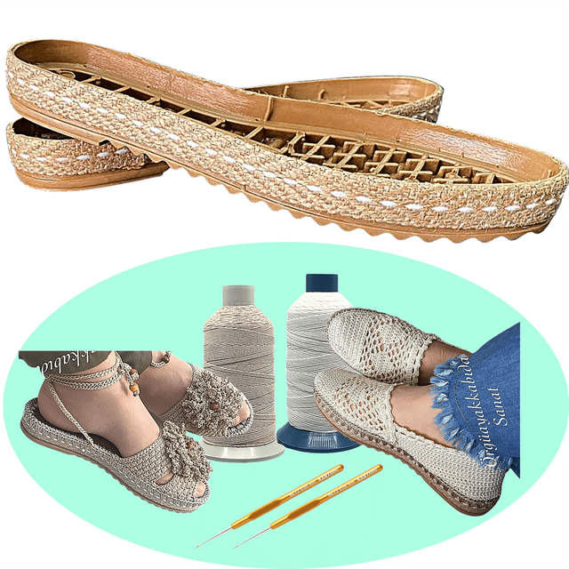 Semelles pour chaussures crochetées – Solides, confortables et prêtes à l’emploi