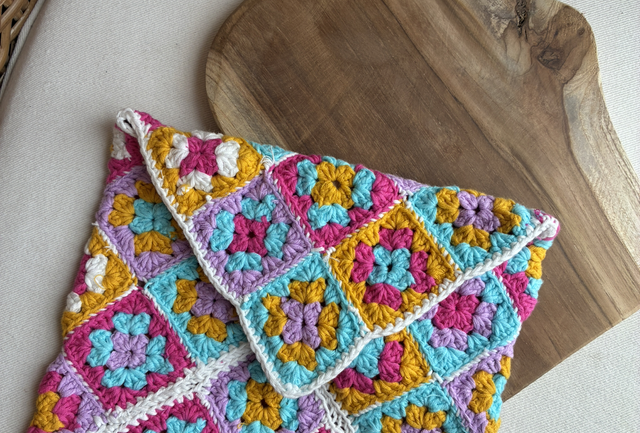 Pochette multicolore 