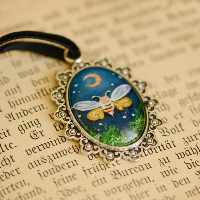 Vampire Moth Pendant 