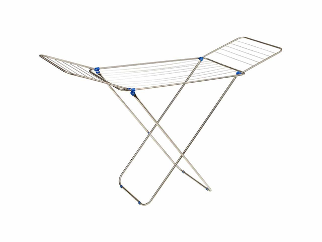 Tendedero plegable 2 alas inoxidable