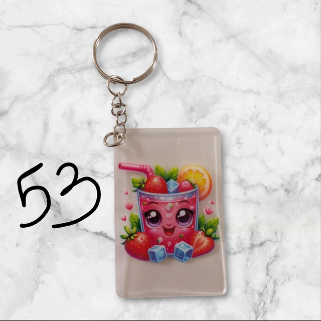Porte clé uvdtf rectangulaire