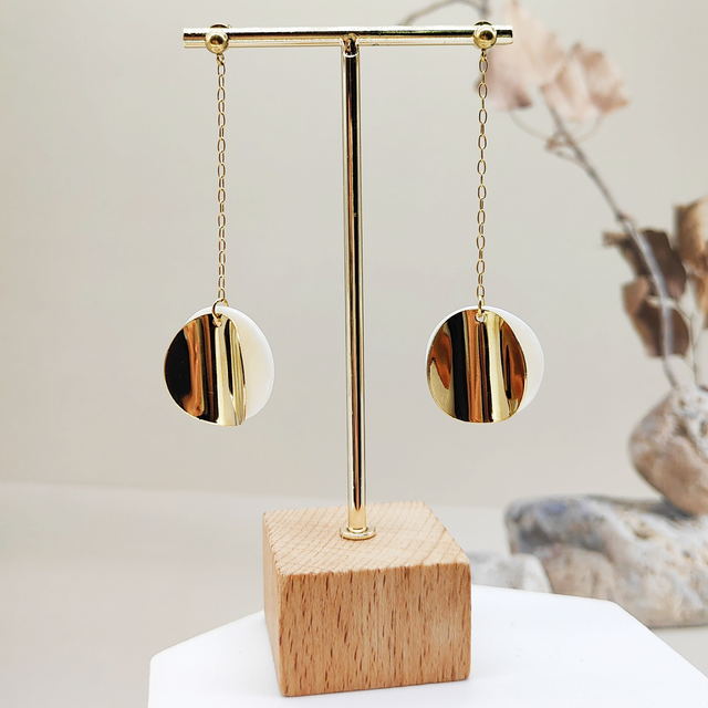 Boucles pendantes nacré 