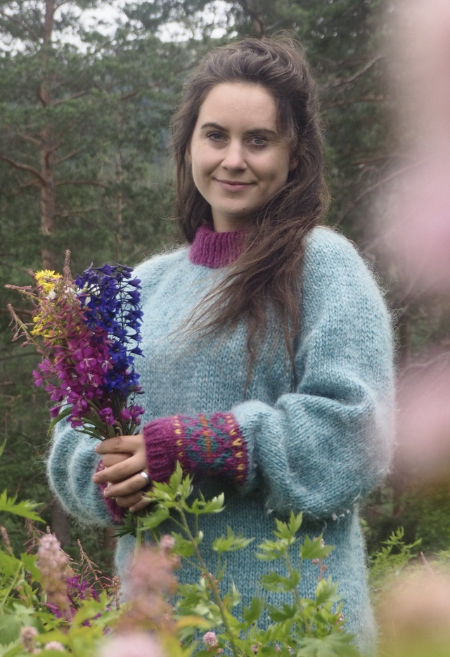Qanik Sweater Kit - Col 04 (Pastel Álafoss &amp; Lettlopi) - Wool &amp; Pattern - Linka Neumann