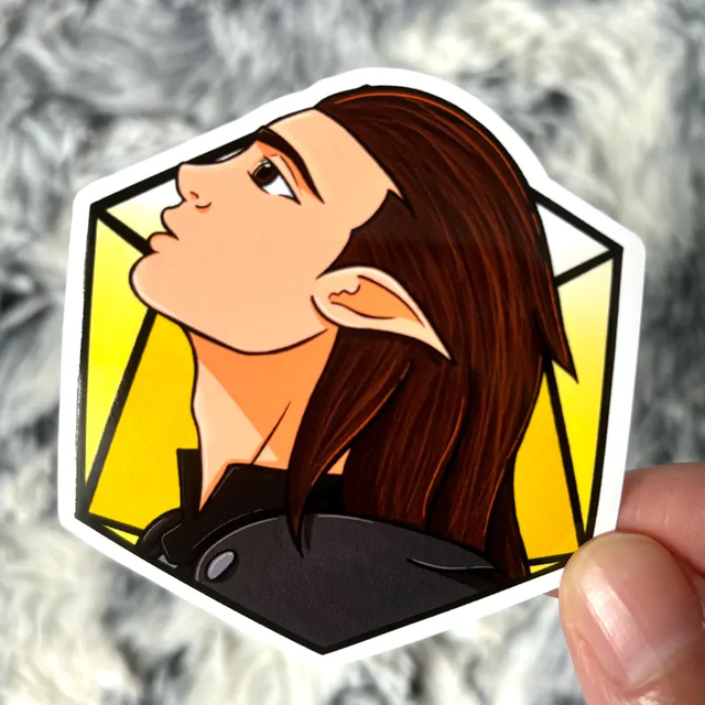 Vax'ildan D20 Sticker - Critical Role Vox Machina Collection