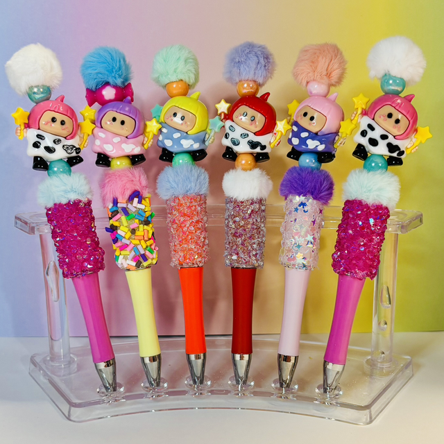 Kawaii Fairy Beaded Fluff Pen