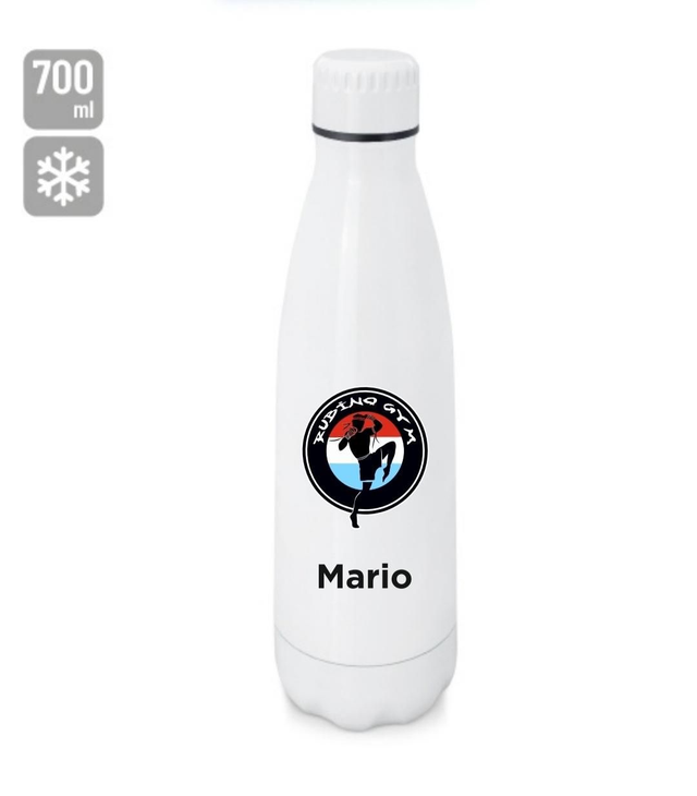 GOURDE BLANCHE THERMIQUE RG AVEC NOM