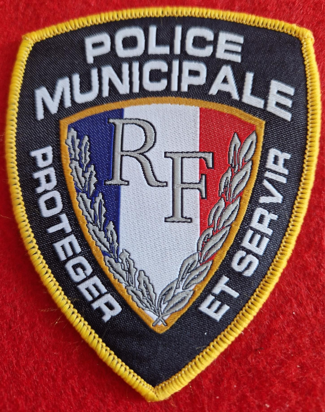 Patch tissé Police Municipale style NYPD Modèle  Prestige