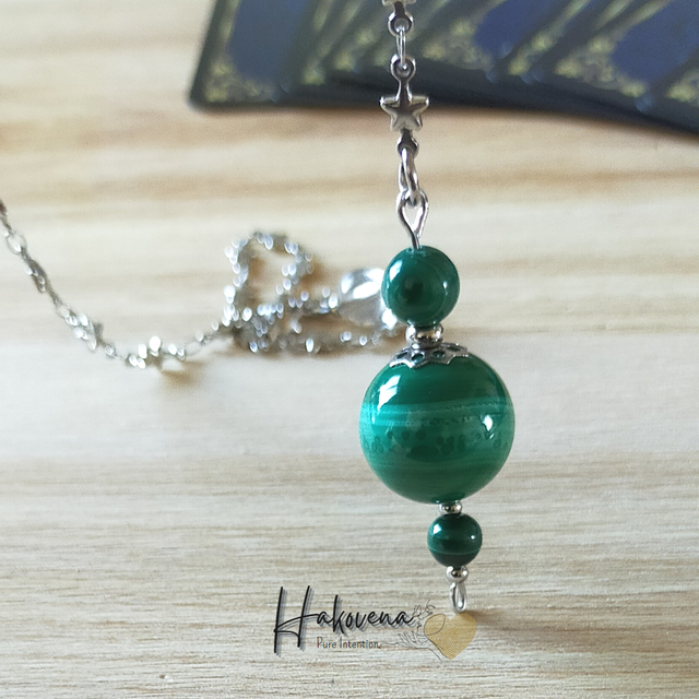 Pendule sphère Malachite - 0056PD