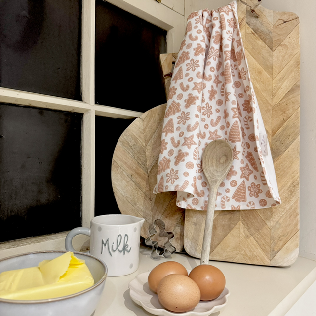 Baked Cookies - Christmas Tea Towels 