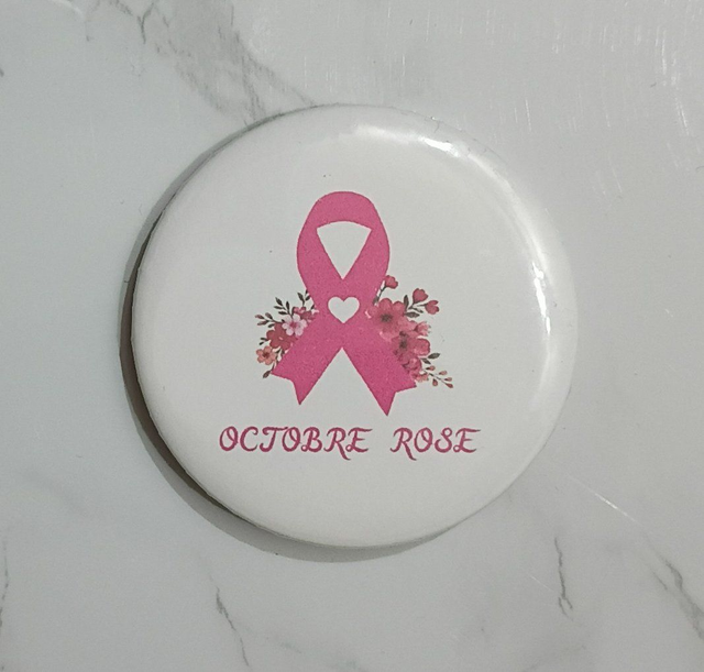 Badge Octobre Rose