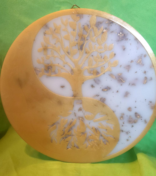 Arbre de vie ying yong doré