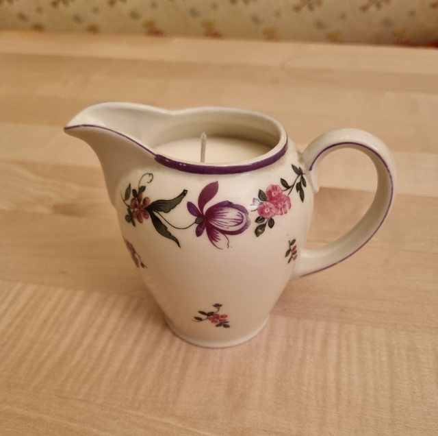 Kerze im Milchkännchen - Unikat