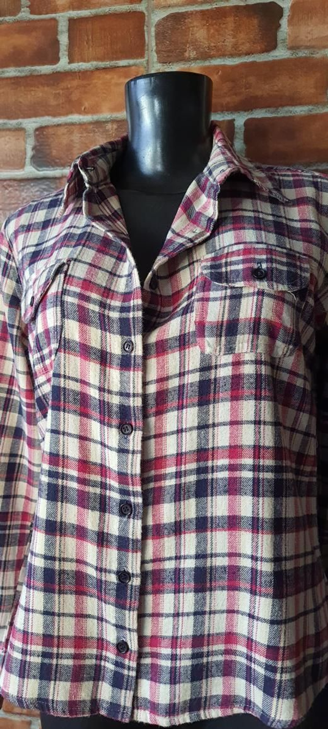 Blusa Quadriculada, T/P, Manga Longa 