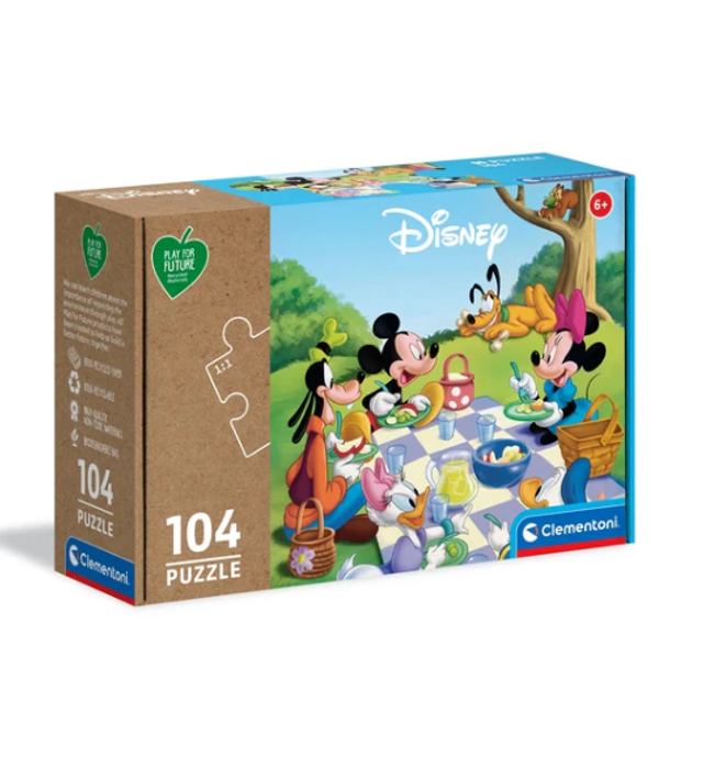 CLEMENTONI DISNEY MICKEY MOUSE PUZZLE 104 PIÈCES Play For Future