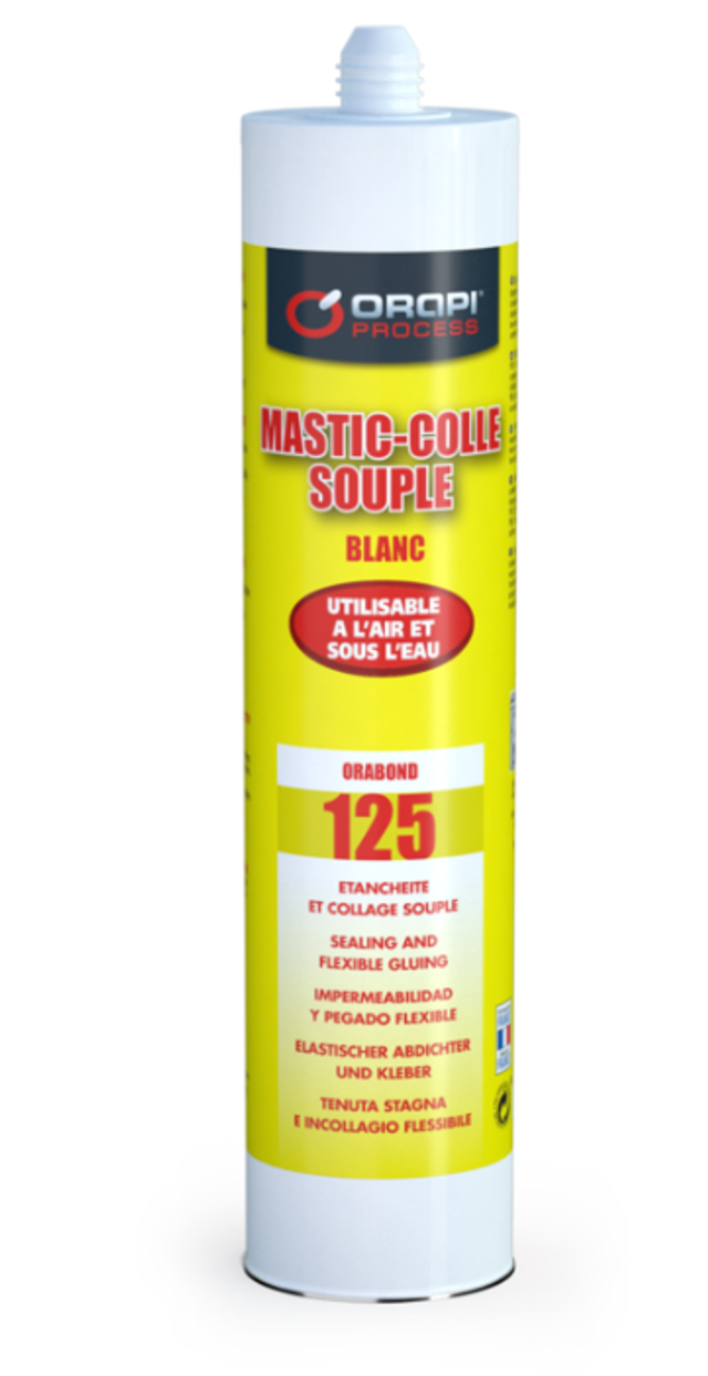 ORABOND BLANC 125 MASTIC COLLE polymères hybrides nouvelle génération et ÉTANCHÉITÉ 