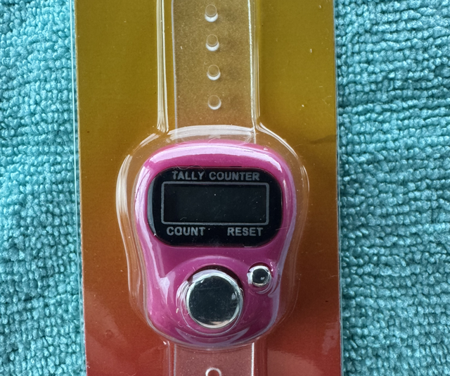 Compteur de rang numérique rose