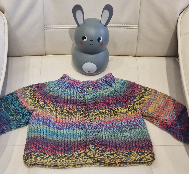   Süsse Baby-Strickweste – 100% Hypoallergen 0-1 Monate