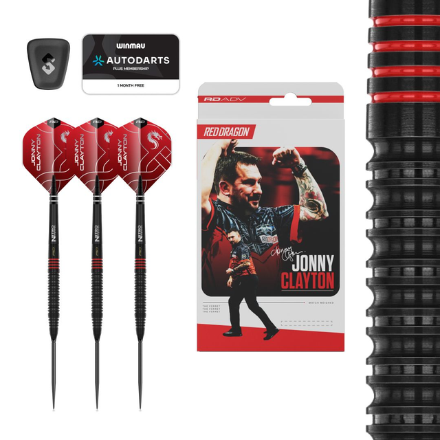 Red Dragon Steeldarts Jonny Clayton RD-ADV Switch Point 90% Tungsten 23 gr