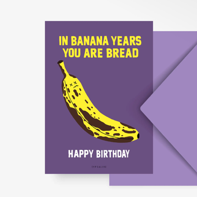 Postkarte "Banane"