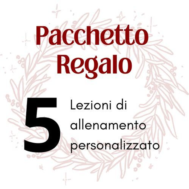 Pacchetto Regalo: 5 Lezioni di allenamento personalizzato + calzini antiscivolo