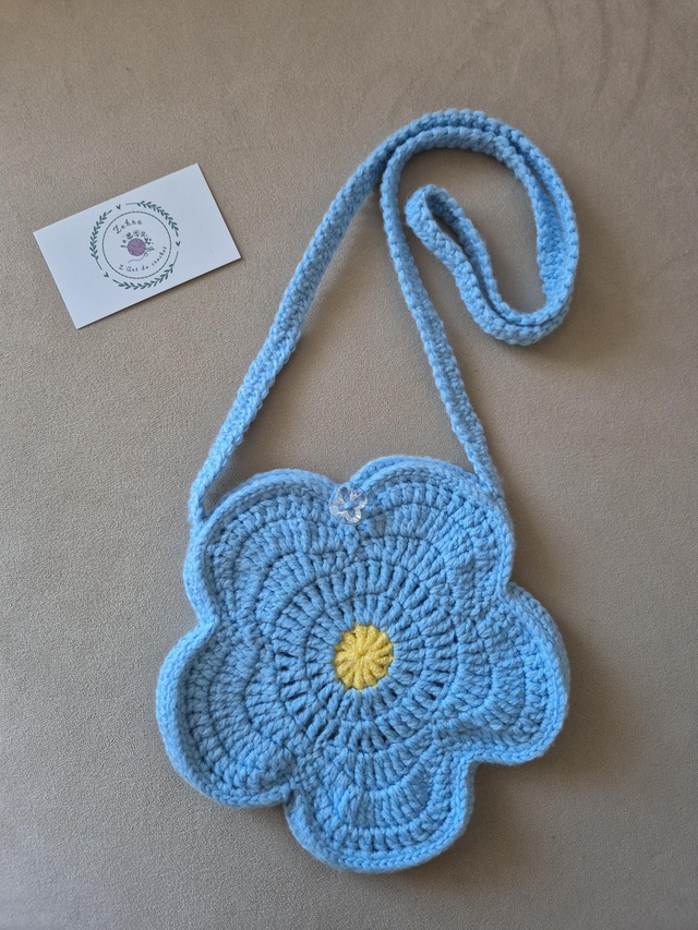 Mini sac fleur