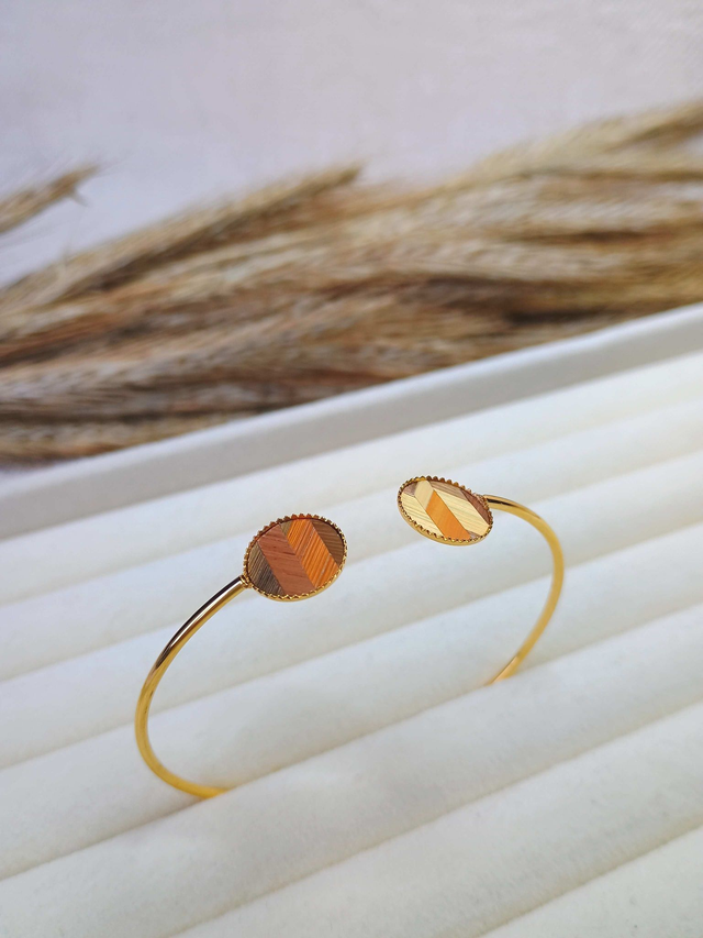 Bracelet JONC Chevron Bois