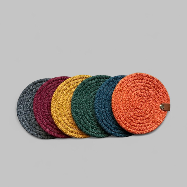 Assortiment de 6 dessous de verre