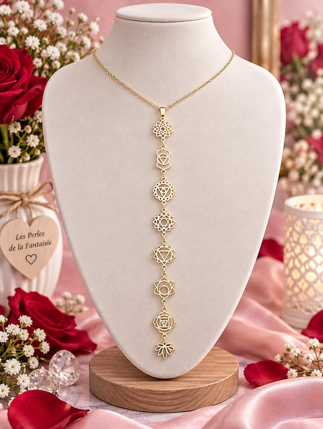 Collier Symboles 7 Chakras
