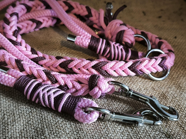 🩷 Laisse “Harmonie de Rose”