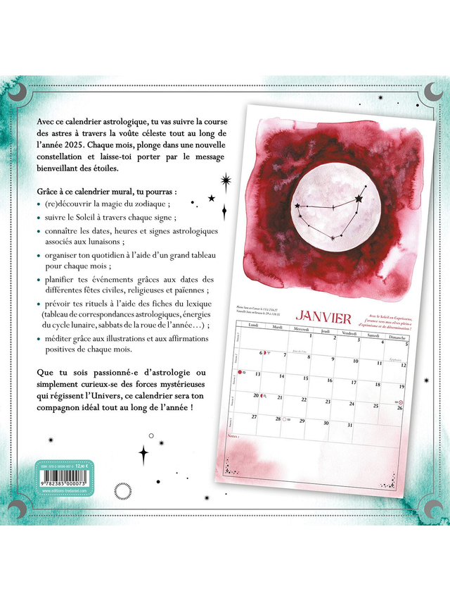 Calendrier Astro 2025