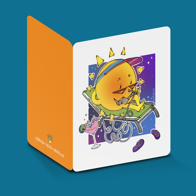 CARTE DE VOEUX | Chilling Sun