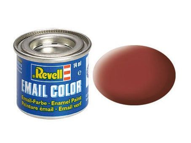 peinture email rouge brique mat revell 32137