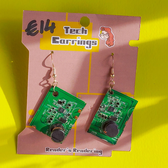 Circut board - Tech Earrings  [EAR-TEC-CTB]