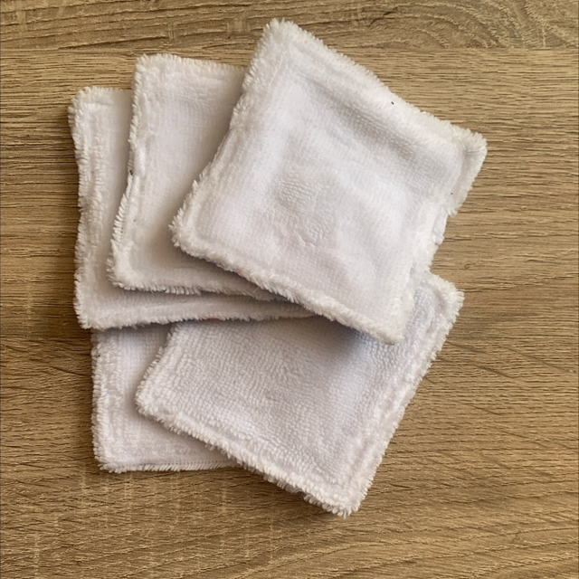 Lot de 5 lingettes lavables