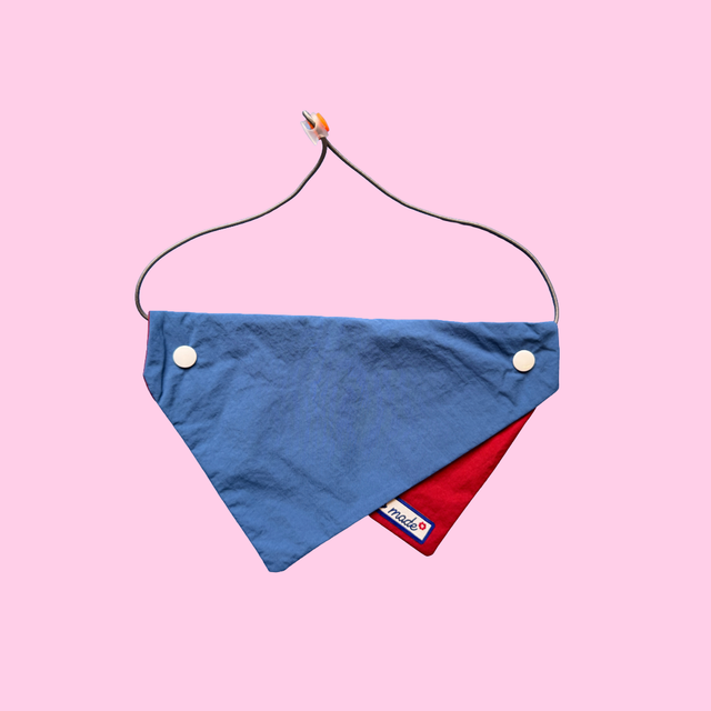 Mixed Colour Pet Kerchief (Blue&amp;Red)