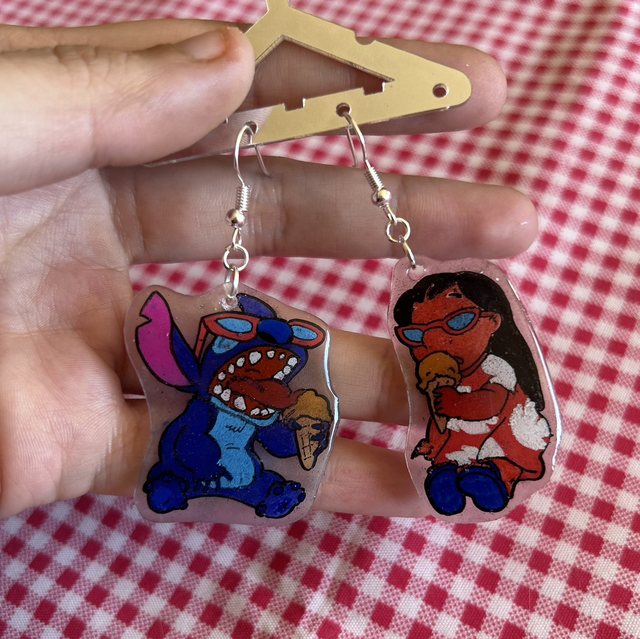 Pendientes Lilo y Stitch