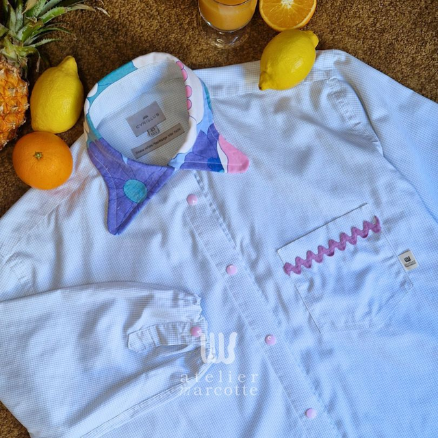 Chemise upcyclée Anna – Taille M