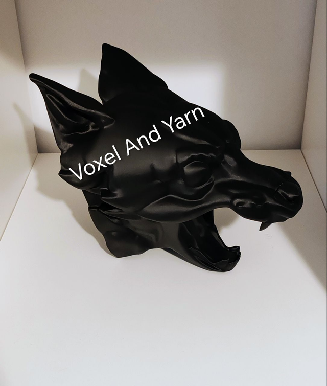 Support pour manette en tête de loup